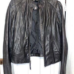 Lucky Black Leather Jacket